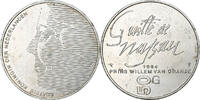 Netherlands 50 Gulden Coin, Beatrix, Silver, KM:208 -