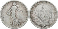 France Franc Coin, Semeuse, Paris, Silver, KM:844.1, Le -