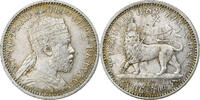 Ethiopia 1/8 Birr EE 1887 (1894) A Coin, Menelik II, Monnaie de Paris SS+ 1,087.74 元  ＋  41.42 元 运费