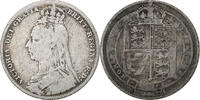 Great Britain Shilling Coin, Victoria, Silver, KM:774 -
