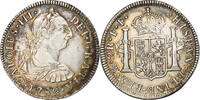 Mexico 2 Reales Coin, Charles III, Mexico City, Silver -