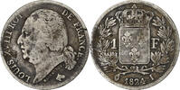 France Franc Louis XVIII, Limoges, Very rare, Silver, Le -