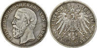 German States 5 Mark 1898 G Coin, BADEN, Friedrich I,Karlsruhe,KM 268 SS 635.91 元  ＋  41.42 元 运费