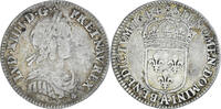 France 1/12 ECU, 10 Sols Coin, Louis XIV, 1/12 Écu à la mèche courte -