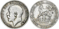 Great Britain Shilling George V, Silver, KM:816 -
