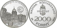 Hungary 2000 Forint Budapest, Silver, KM:724 -