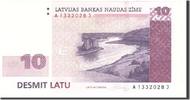 Latvia 10 Latu Banknote, Undated, KM:54 -