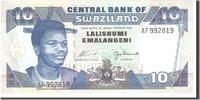 Swaziland 10 Emalangeni Banknote, Undated, Undated, KM:24a UNZ 602.02 元  ＋  41.42 元 运费