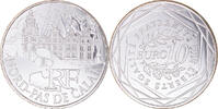 France 10 Euro Paris, Nord-Pas De Calais .FDC, Silver -