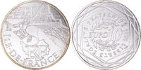 France 10 Euro Paris, Ile De France.FDC, Silver, KM:1739 -