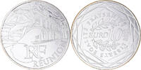 France 10 Euro Paris, Réunion, Silver, KM:1750 -