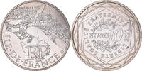 France 10 Euro Ile de France, Paris, Silver, KM:1739 -