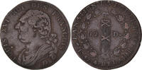 France 12 deniers françois Coin, Louis XVI, Lyon, Copper -
