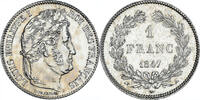 France Franc Coin, Louis-Philippe, Paris, Silver, KM:748.1 -