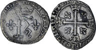 France Karolus or Dizain Coin, Charles VIII, Tournai, Billon -