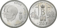 Belgium 250 Francs, 250 Frank Silver, KM:202 -