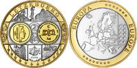Luxembourg Medaille L'Europe, Silver Plated Copper -