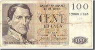 Belgium 100 Francs Banknote, 1958-12-09, KM:129c -