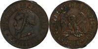 France 10 Centimes Sedan, Satirique, Bronze -