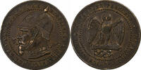 France 5 Centimes Napoleon III, Paris, Satirique, Bronze -