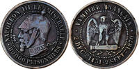France Module de 5 Centimes Napoleon III, Paris, Satirique, Bronze -