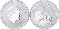 Australia 50 Cents Elizabeth II, Year of the Rabbit, Perth, Silver -