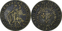France betaalpenning Henri III, Chambre des Comptes du Roi, Brass -
