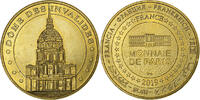 France betaalpenning Paris - Dôme des Invalides n°2, Copper-nickel Aluminium -