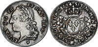 France 24 Sols, 1/5 ECU Coin, Louis XV, 1/5 Écu à la vieille tête -