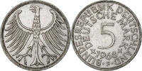 GERMANY - FEDERAL REPUBLIC 5 Mark Stuttgart, Silver, KM:112.1 -