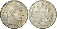 Belgium 50 Francs, 50 Frank Silver, KM:136.1 -