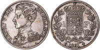 France 1 Franc Coin, Henri V, Silver -