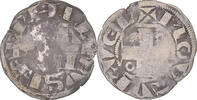 France Denier Parisis Philip II, Montreuil-sur-Mer, Silver -