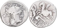 Denarius Coin, Servilia, Rome, Silver, Crawford:264/1 -