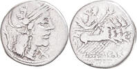 Denarius Coin, Papiria, Rome, Silver, Crawford:276/1 -
