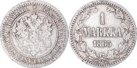 Finland Markka Coin, Alexander II, Helsinki, Silver, KM:3.1 -