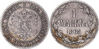 Finland Markka Coin, Alexander II, Helsinki, Silver, KM:3.1 -