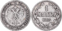 Finland Markka Coin, Alexander II, Helsinki, Silver, KM:3.1 -