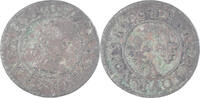 France Denier Tournois Coin, Henri III, Paris, Copper -