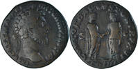 Sesterz Coin, Marcus Aurelius, Rome, Bronze, RIC:826 -