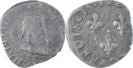 France Double Tournois Coin, Henri IV, Copper -