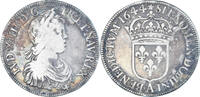 France Ecu Coin, Louis XIV, Paris, Silver, KM:144.1 -