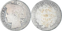 France 1 Franc Coin, Cérès, Bordeaux, Silver, KM:822.2 -