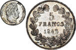 France 5 Francs Coin, Paris, Silver, KM:749.1, Gadoury:678a -