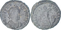 Follis Coin, Theodosius I, Constantinople, Bronze, RIC:90a -