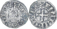 France Denier Tournois Coin, Philip II, Saint-Martin de Tours -