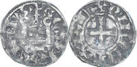 France Denier Tournois Coin, Philip II, Saint-Martin de Tours -