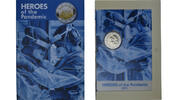 Malta 2 Euro Heroes of the Pandemic, Monnaie de Paris, Coin card.FDC -