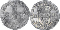 France 1/4 Ecu Louis XIV, Rennes, Silver, Gadoury:136a -