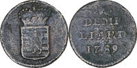 Luxembourg 1/2 Liard Brussels, Copper -